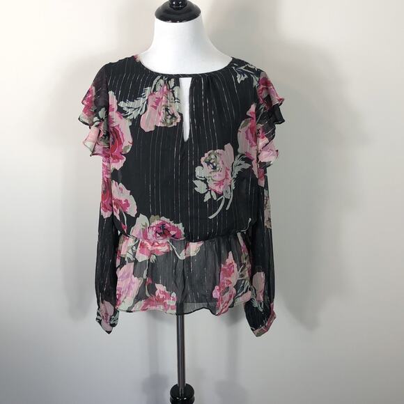 Walter Baker Evelyn Top Floral Print - Picture 4 of 6